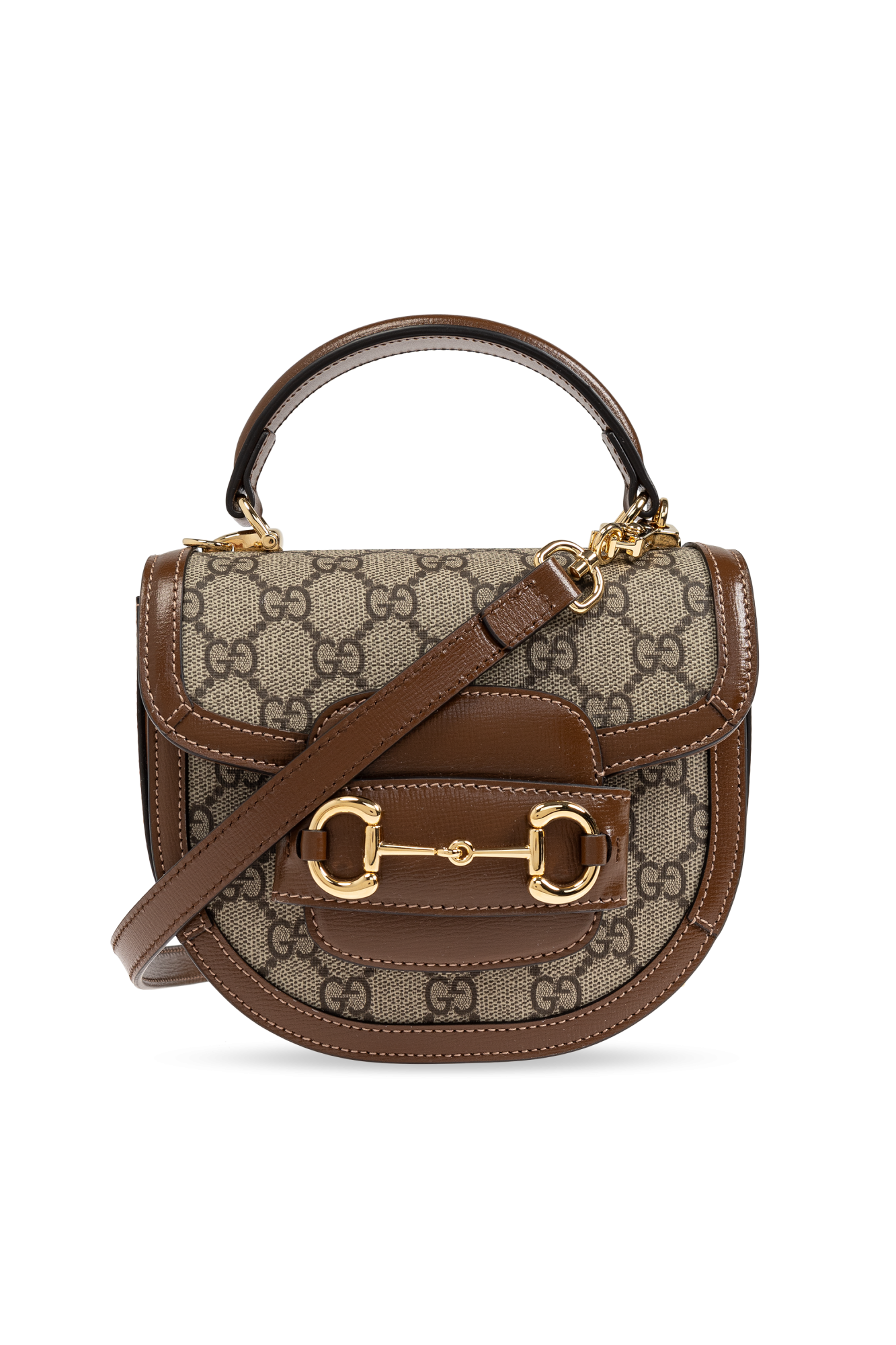 ハンドバッグ GUCCI SHOULDER BAG \"GUCCI HORSEBIT 1955\" SMALL SIZE Horsebit 1955 Mini leather crossbody bag in pink - Gucci